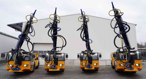 Verimli Islak Beton Çekme Beton Robot Makinesi Tünel Eğitme Eğitme Projeleri için Gelişmiş Güvenli